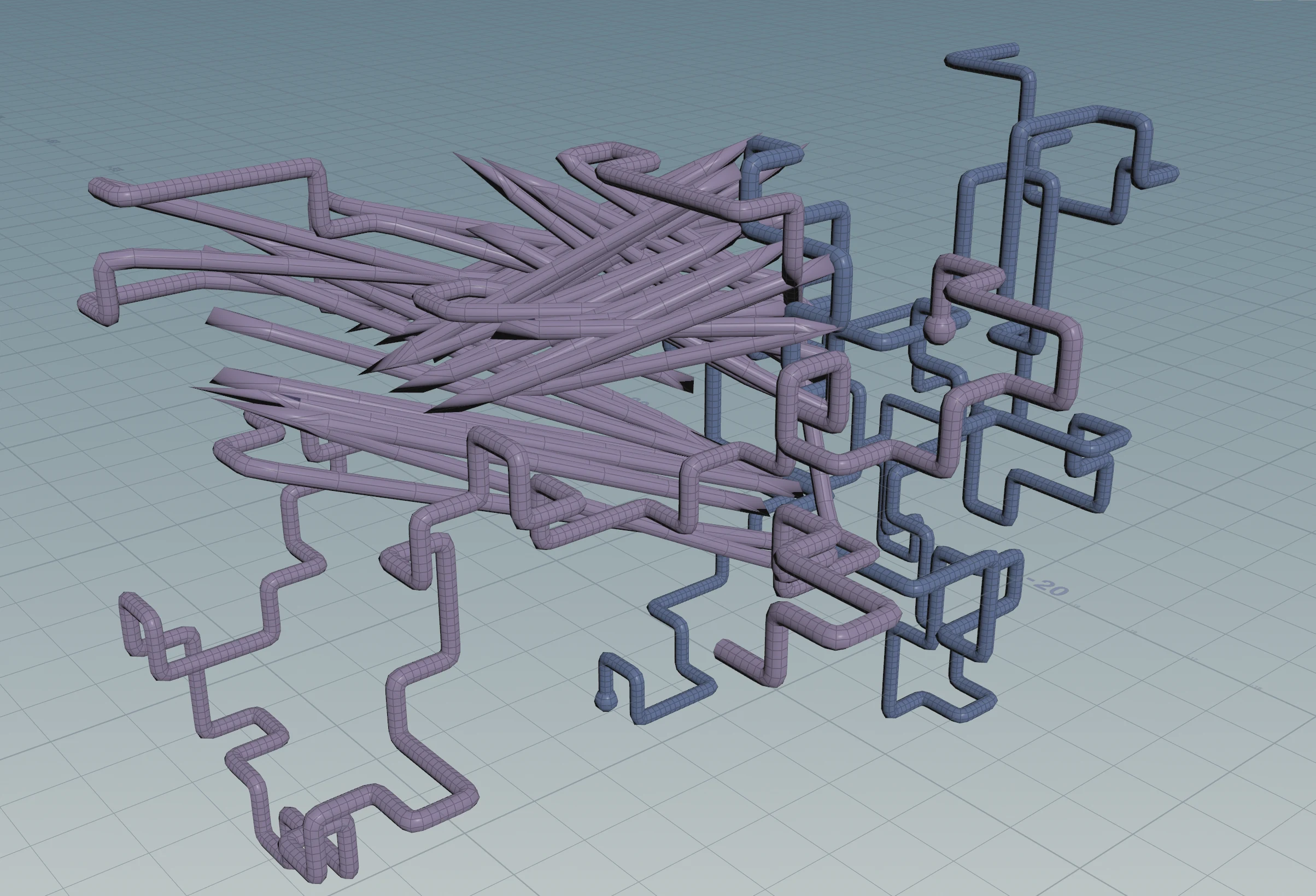 Multi-pipe collision conflict test