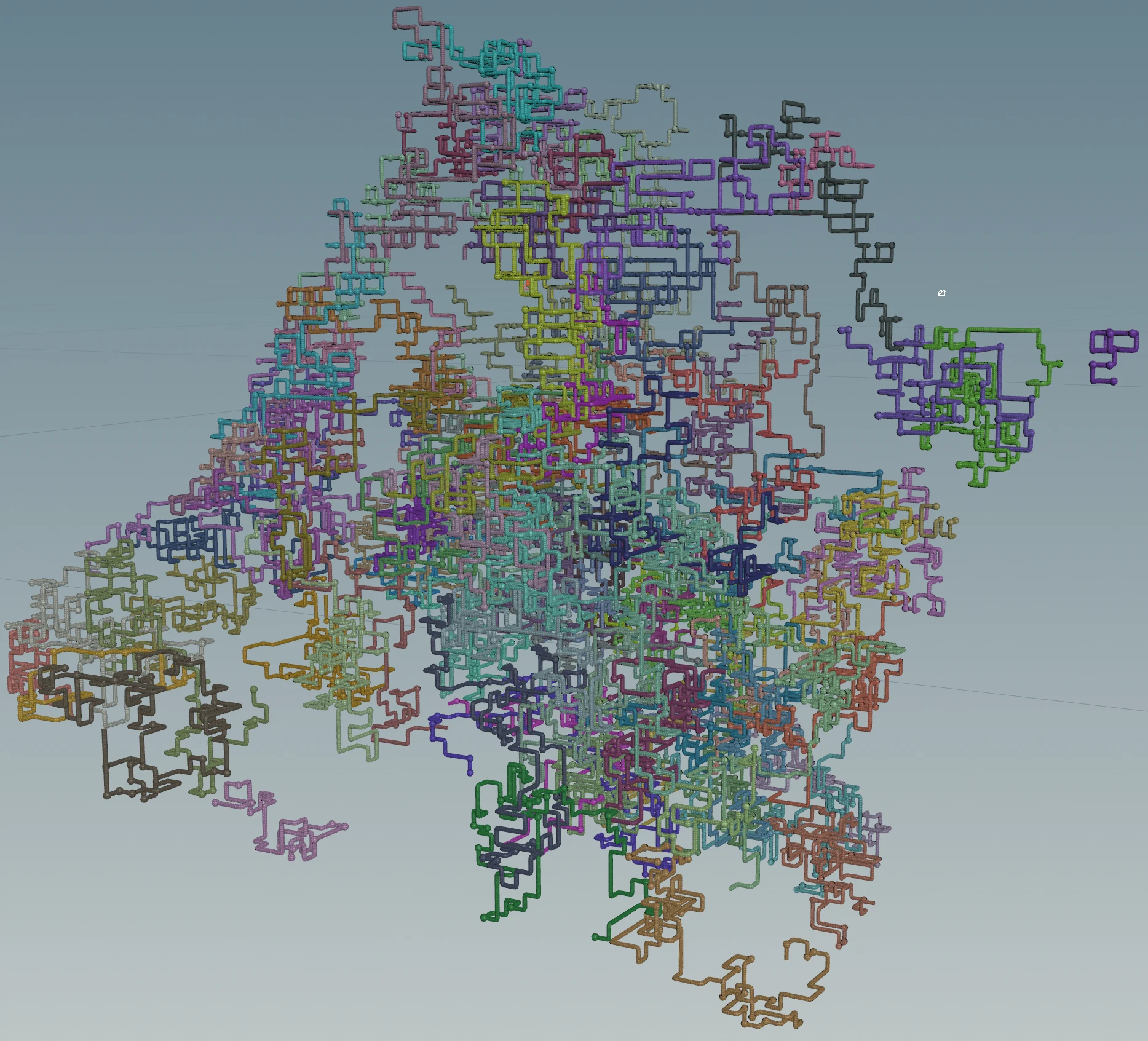 Unlimited pipes architecture render