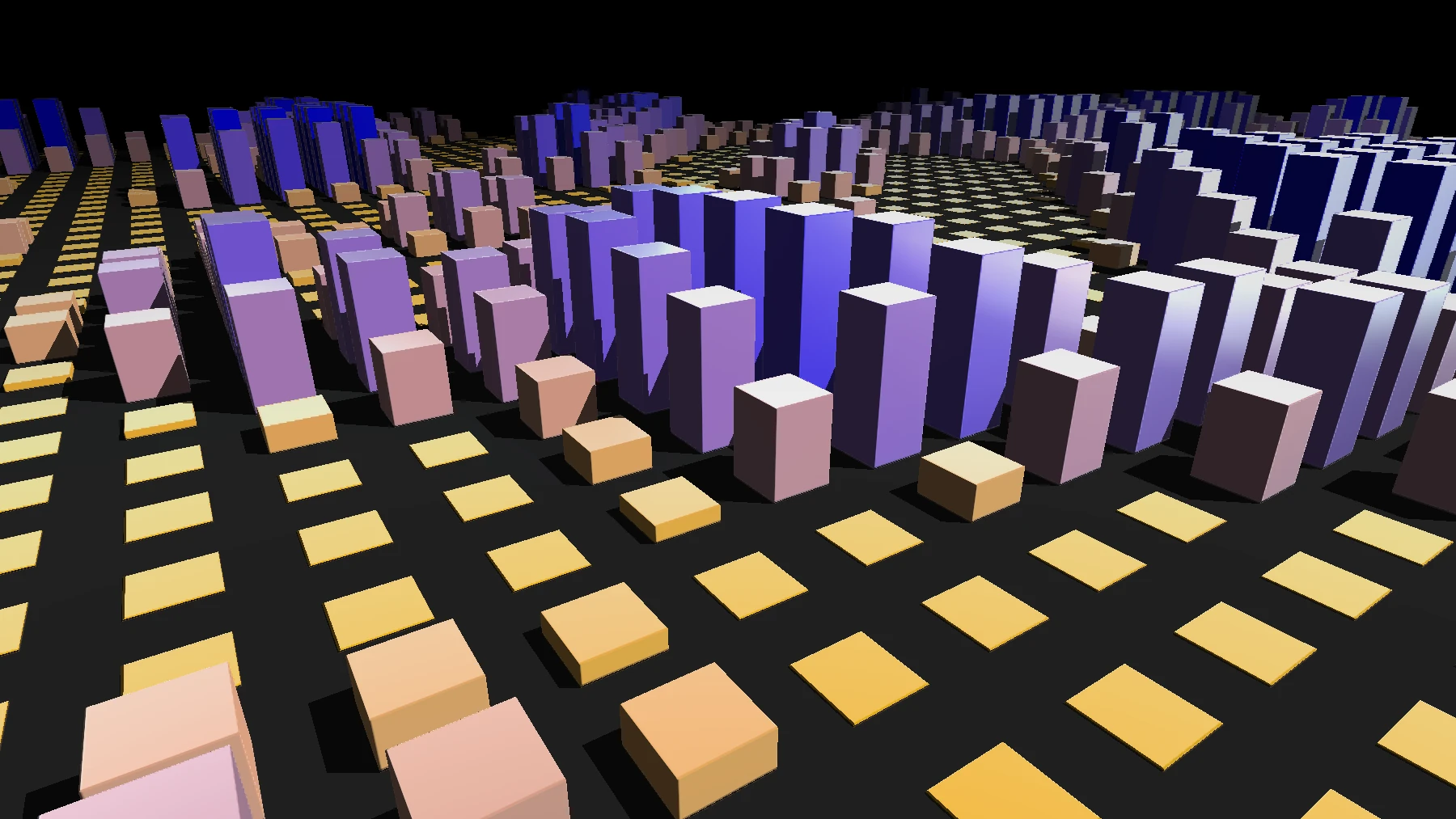 First pass at 3D raymarching building height
