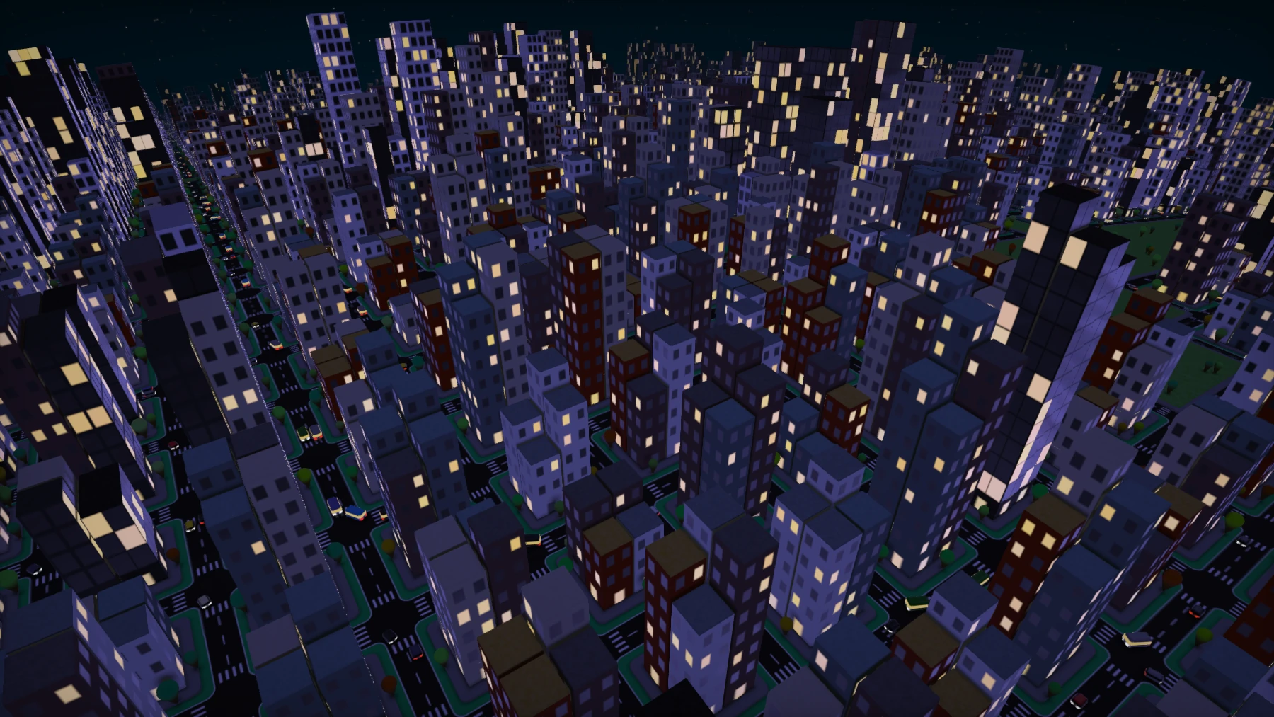 Night lighting final render