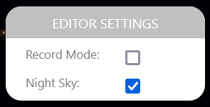 Editor Settings