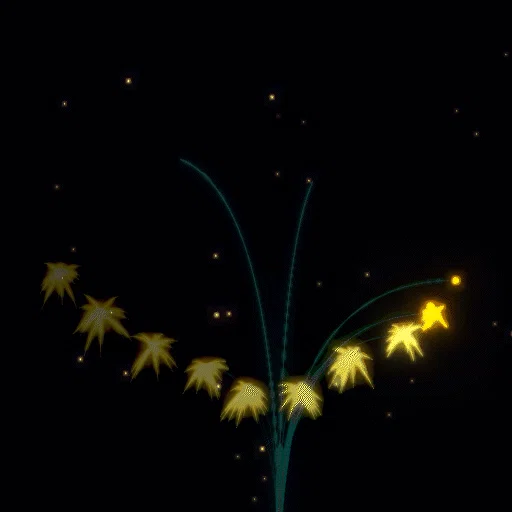 Smiley Face Firework Animation